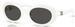 Dolce & Gabbana DX6007U Sunglasses Youth Kids Girl's Oval Shape - White/Dark Grey-331287