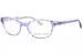Draper James DJ1001 Eyeglasses Youth Kids Girl's Full Rim Rectangle Shape - Indigo Floral-414