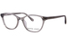 Draper James DJ1016 Eyeglasses Youth Kids Girl's Full Rim Rectangle Shape - Smoke Glitter-036
