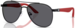 Emporio Armani EK2001 Sunglasses Youth Kids Boy's Pilot - Matte Black/Polarized Grey-3001T3