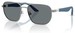 Emporio Armani EK2003 Sunglasses Youth Kids Boy's Square Shape - Shiny Gunmetal/Dark Blue-301080