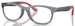 Emporio Armani EK3001 Eyeglasses Youth Kids Boy's Full Rim Pillow Shape - Shiny Transparent Blue-5072