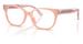 Emporio Armani EK3014U Eyeglasses Youth Kids Girl's Full Rim Cat Eye - Shiny Opal Pink-6387