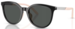Emporio Armani EK4007U Sunglasses Youth Kids Girl's Cat Eye - Shiny Black/Dark Grey-501787