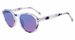 Gap SGP203 Sunglasses Youth Kids Round Shape - Blue/Blue-0BLE