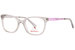 Hello Kitty HK348 Eyeglasses Girl's Full Rim Rectangle Shape