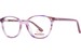 Hello Kitty HK375 Eyeglasses Youth Kids Girl's Full Rim Round Shape