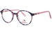 Hello Kitty HK377 Eyeglasses Youth Kids Girl's Full Rim Oval Shape - Pink Multi-1