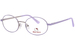 Hello Kitty HK385 Eyeglasses Youth Kids Girl's Full Rim Oval Shape - Purple-3