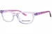 Juicy Couture JU-957 Eyeglasses Youth Kids Full Rim Rectangle Shape - Violet/Blue-V06