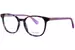Kate Spade Aniyah-2 Eyeglasses Youth Kids Girl's Full Rim Square Shape - Violet/Havana-HKZ