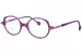 Lafont Paris Odile Eyeglasses Youth Kids Girl's Full Rim Butterfly Shape - Pink-7157