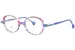 Lafont Paris Odile Eyeglasses Youth Kids Girl's Full Rim Butterfly Shape - Pink-7167T