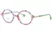 Lafont Paris Sidonie Eyeglasses Youth Kids Girl's Full Rim Round Shape
