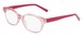 Lenton & Rusby LRK5003 Eyeglasses Youth Kids Girl's Full Rim Rectangle Shape - Pink Crystal-662