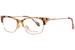 Lilly Pulitzer Bunny Eyeglasses Youth Girl's Full Rim Rectangle Shape - Pink Tortoise/Gold-PT