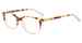 Lucky Brand D719 Eyeglasses Frame Youth Girl's Full Rim Rectangular - Tortoise Peach-0TOP