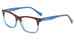 Lucky Brand D724 Eyeglasses Frame Youth Girl's Full Rim Rectangular - Tortoise Blue-0TBL