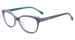 Lucky Brand VLBD725 Eyeglasses Frame Youth Girl's Full Rim Oval - Purple/Blue-0PUB