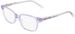 Marchon M-7507 Eyeglasses Youth Kids Girl's Full Rim Rectangle Shape