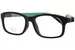Nano Vista Arcade-3.0 NAO301Eyeglasses Youth Kids Full Rim Square Shape - Matte Black/Green-16