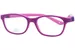 Nano Vista Camper-3.0 NAO304 Eyeglasses Youth Kids Full Rim Rectangle Shape - Bicolor Matte Purple/Pink-17