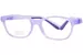 Nano Vista Camper-3.0 NAO304 Eyeglasses Youth Kids Full Rim Rectangle Shape - Crystal Purple/Purple Glow-24