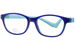 Nano Vista Camper-Glow-3.0 NAO304 Eyeglasses Youth Kids Full Rim Rectangle Shape - Crystal Navy/Blue Glow-12