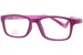 Nano Vista Crew-3.0 NAO302 Eyeglasses Youth Kids Full Rim Rectangle Shape - Satin Pink/Crystal Pink-24