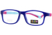 Nano Vista Crew-Glow-3.0 NAO302 Eyeglasses Youth Kids Full Rim Rectangle Shape - Crystal Navy/Fuchsia/Blue-11