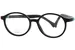 Nano Vista Flicker-3.0 NAO318 Eyeglasses Youth Kids Full Rim Round Shape - Black/Turquoise-04
