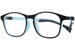 Nano Vista Power-Up-Glow-3.0 NAO308 Eyeglasses Youth Kids Full Rim Square Shape - Bicolor Matte Black/Blue-11