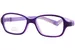 Nano Vista Replay-3.0 NAO300 Eyeglasses Youth Kids Full Rim Rectangle Shape - Matte Purple/Glow Purple-19