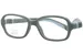 Nano Vista Replay-3.0 NAO300 Eyeglasses Youth Kids Full Rim Rectangle Shape - Satin Green/Light Blue-20