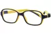 Nano Vista Replay-3.0 NAO300 Eyeglasses Youth Kids Full Rim Rectangle Shape - Bicolor Matte Navy/Yellow-08