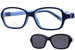 Nano Vista Replay-SC-3.0 NAO300 Eyeglasses Youth Kids Full Rim w/Clip-On