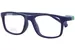 Nano Vista Sleek-Crew-3.0 NAO310 Eyeglasses Youth Kids Full Rim Rectangle Shape - Blue/Turquoise-12