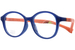 Nano Vista Sprite-3.0 NAO306 Eyeglasses Youth Kids Full Rim Square Shape - Crystal Navy/Matte Orange-01
