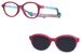 Nano Vista Sprite-SC-3.0 NAO306 Eyeglasses Youth Kids Full Rim w/Clip-On