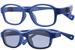 Nano Vista Twitch-SC-3.0 NAO323 Eyeglasses Youth Kids Full Rim w/Clip-On