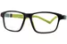 Nano Vista Xtreme NAO329 Eyeglasses Youth Kids Full Rim Square Shape - Black/Volt-02