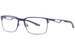 Nerf Bolt BLK Eyeglasses Boy's Black Full Rim Rectangle Shape 51-17-135 - Navy/Black/White-Logo-NAV
