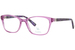 Nicole Miller Cleo Eyeglasses Youth Girl's Full Rim Square Shape - Lilac/Purple-C02