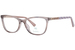 Nicole Miller Indra Eyeglasses Youth Girl's Full Rim Cat Eye - Transparent Grey/Tan-C01