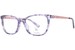Nicole Miller Sophia Eyeglasses Youth Kids Girl's Full Rim Oval Shape - Purple/Blue-C01
