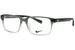 Nike 1001C Eyeglasses Youth Kids Full Rim Rectangle Shape - Forest/Clear Gradient-313