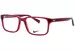 Nike 1001C Eyeglasses Youth Kids Full Rim Rectangle Shape - University Red-600