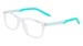 Nike 5037 Eyeglasses Youth Kids Full Rim Rectangle Shape - Clear/Clear Jade-900