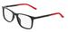 Nike 5071 Eyeglasses Youth Kids Boy's Full Rim Rectangle Shape - Black/University Red-006
