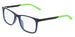 Nike 5071 Eyeglasses Youth Kids Boy's Full Rim Rectangle Shape - Midnight Navy/Scream Green-410